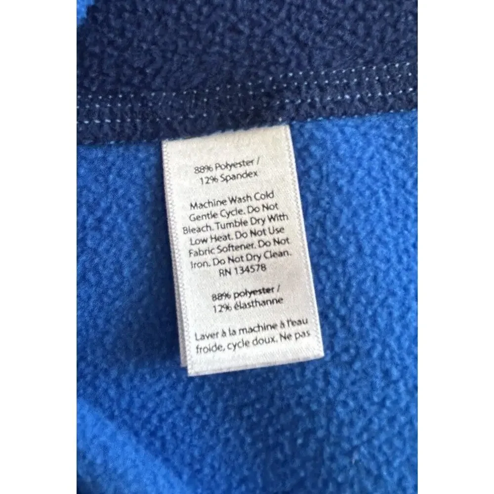 Vineyard Vines 1/4 Zip Pullover Men's Size Large Fleece Lined Jacket Blue